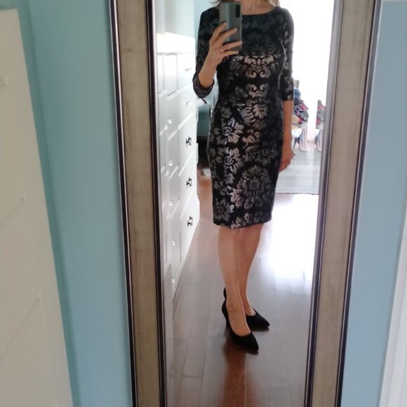 Holiday Glamour Bodycon Sequin Dress made in CANADA,  NWOT - Picture 3 of 13